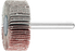 PFERD Mounted Flap Wheel, 1-1/2" x 1/2, 60 Grit, 1/4" Shank, Aluminum oxide