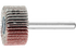 PFERD Mounted Flap Wheel, 1-3/8" x 5/8, 180 Grit, 1/4" Shank, Aluminum oxide