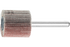 PFERD Mounted Flap Wheel, 1" x 1, 80 Grit, 1/4" Shank, Silicon carbide