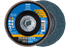 PFERD Flap Disc, 5" x 5/8-11, Z PSF EXTRA STEELOX, 60 Grit, T27, Flat, Zirconia