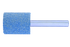 PFERD Vitrified Mounted Point, TOUGH, 1" x 1, 80 Grit, A38, Ceramic Oxide, 1/4" Shank