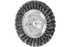 PFERD Standard Twist Knot Wire Wheel Brush 6" Dia. .023 Carbon Steel 5/8-11" Thread
