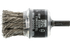 PFERD Knot Wire End Brush 1" Dia. Coated Flared Cup .014 Stainless Steel 1/4" Shank
