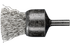 PFERD Crimped Wire End Brush PSF 1" Dia. .020 Stainless Steel 1/4" Shank
