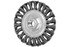 PFERD Standard Twist Knot Wire Wheel Brush 4" Dia. .014 CS 5/8-11" Thread Retail