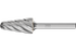 PFERD Carbide Bur SL-6 14° Taper ALU Cut 5/8" x 1-5/16" x 1/4" Shank