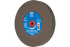 PFERD Vitrified Bench Wheel, UNIVERSAL, 7" x 1 x 1, 80 Grit, Aluminum Oxide
