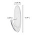 Command Large Clear Hook with Clear Strips Value Pack 17093CLR-3AES