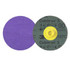 3M Cubitron 3 Roloc Fibre Disc 1187C, 80+, TS, Purple, 4 in, Die RS400BB, 25/Carton, 100 ea/Case