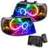 ORACLE Lighting 2003-2006 Ford Expedition Pre-Assembled LED Halo Headlights - (Black Housing) 7154-333