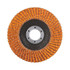 Flap Discs - Jumbo Longlife - 5" X 7/8" X 40 Grit - T27 Plastic Back - (Ceramic/Zirc - Orange)