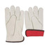 Leather Driver, A/B Industrialial Grade Cow Grain, Red Fleece Liner - 2Xl