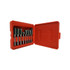 Original Carbide Burr Set - Red Plastic Case - Sa/Sb/Sc/Sd/Se/Sf/Sg/Sl - Double Cut - Regular - 1/2" X 1/4" Shank