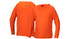 Long Sleeve Pullover Hoodie - Orange -X4