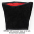 BSX GS3030-BK Extended Cuff Grain Pigskin Palm Stick Glove - SMALL