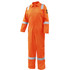 Black Stallion CF2118-OR 7 oz. AR/FR Cotton Coverall with 2” Reflective FR Tape, Orange - 4XLARGE