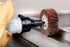 3M Flap Wheel 747D, 60 X-weight, Type 83, 2 in x 1 in x 1/4 in, 10
ea/Case