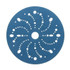3M Hookit Blue Abrasive Disc Multi-hole, 36183, 6 in, 600