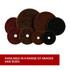 Scotch-Brite SL Surface Conditioning Disc, SL-DH, Super Duty A Coarse,
7 in x 7/8 in, 25 ea/Case