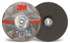 3M Cut & Grind Wheel, 06468, Quick Change, Type 27, 9 inx 1/8 in x 5/8"-11, 10 per inner, 20/case