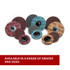 Scotch-Brite Roloc Surface Conditioning Disc, SC-DR, A/O Coarse, TR, 2
in, D/F 4HL, 50/Carton, 200 ea/Case