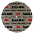 Scotch-Brite Deburr & Finish Pro Unitized Wheel, DP-UW, 4C Medium+, 4
in x 1/4 in x 1/4 in