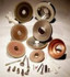 3M Resin Bond Diamond Wheels and Tools, 1V1 6-.75-.25-1.25 D220 675BM V15