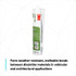 3M Adhesive Sealant 740 UV, White, 290 mL Cartridge, 12/Case