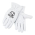 Black Stallion TOP Grain GOATSK in - ELASTIC WRIST DRIVER'S STYLE GLOVES Large | Pearl