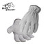 GRAIN/SPLIT COWHIDE DRIVER'S GLOVES Medium Black Stallion