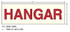 3M Photoluminescent Film 6900 Ship Board Sign HANGAR