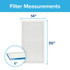 Filtrete Ultimate Allergen Reduction Filter UT24-2PK-1E, 14 in x 30 in x 1 in(35.5 cm x 76.2 cm x 2.5 cm)