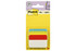Post-it® Tabs, 2 in., Solid, Assorted Primary Colors, 6 Tabs/Color, 4 Colors, 24 Tabs/Pack