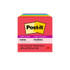 Post-it® Super Sticky Notes, 4 in x 4 in, Lined, 6 pads, 90 sheets. Playful Primaries Colors