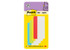 Post-it® Tabs, 3 in., Solid, Assorted Primary Colors, 6 Tabs/Color, 4 Colors, 24 Tabs/Pack