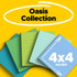 Post-it Super Sticky Recycled Notes 675-6SST, 4 in x 4 in Bora BoraCollection, Lined, 6 Pads/Pack, 90 Sheets/Pad 93790