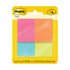 Post-it® Notes 653-4AF, 1-3/8 in x 1-7/8 in (34,9 mm x 47,6 mm) Poptimistic