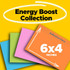 Post-it Super Sticky Notes 6445-SSP, 6 in x 4 in (152 mm x 101 mm), Energy Boost