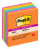 Post-it(R) Super Sticky Notes 654-6SSAU, 3 in x 3 in (76 mm x 76 mm)