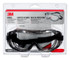 3MProfessional Goggle, Chemical Splash, 91264H1-DC, Black Strap, Gray Lens, 4/case