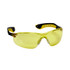 3M Flat Temple Eyewear Anti-Scratch, 47013H1-DC, Black/Yellow, AmberLens, 6/case 72400