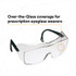 3M OX Protective Eyewear 2000, 12166-00000-20 Clear Anti-Fog Lens,Black Secure Grip Temple 20 EA/Case 62226