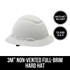 3M Non-Vented Full-Brim Hard Hat