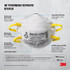 3M Performance Disposable Paint Prep Respirator N95 Particulate,
8210PP20-DC, 20 each/pack, 4 packs/case