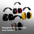 3M Peltor Optime 95 Cap-Mount Earmuffs, Hearing Conservation H6P3E/V