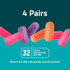 3M Disposable Earplugs Events & Concerts EPEC-4BC-SIOC, Multi-color, 4 Pair/Pack 85423
