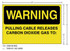 3M Diamond Grade Fire Fighting Sign 3MN303DG, "WARNING‚Ä¶TO", 6 in x 4in, 10/Package 38896