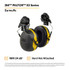 3M PELTOR X2 Earmuffs X2P3E/37276(AAD), Hard Hat Attached, 10 EA/Case 93729