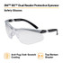 3M BX Dual Reader Protective Eyewear 11459-00000-20 Clear Anti-FogLens, Silver/Black Frame, +2.5 Top/Bottom Diopter 20 EA/Case 11459