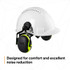 3M PELTOR Earmuffs X4P5E, Forestry Orange, 10 EA/Case
